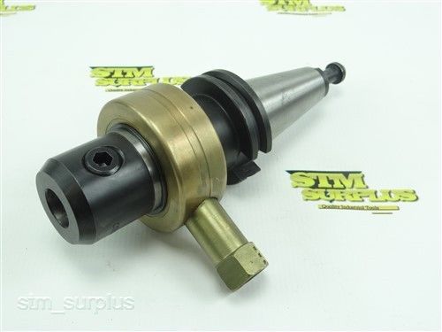 New! cat40 coolant induced 3/4&#034; end mill holder w/ coupling for sale