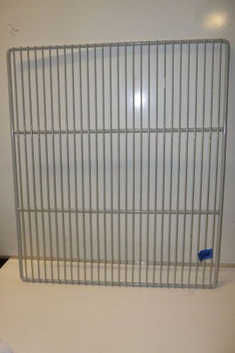Wire shelf , epoxy coated for refrigerator /  freezers  grey  25 1/4&#039;&#039; x 22&#039;&#039; for sale