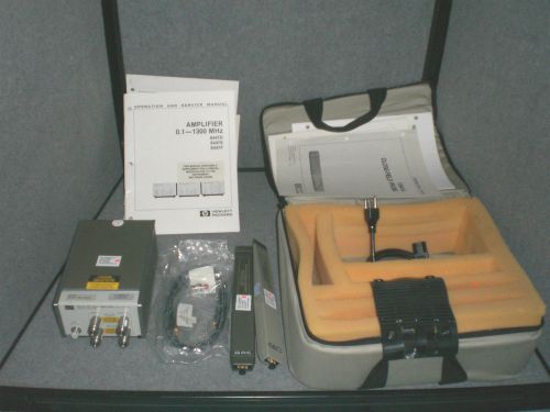 Hp agilent 8447f opt h64 power amplifier 11940a 11941a close-field probes +cable for sale