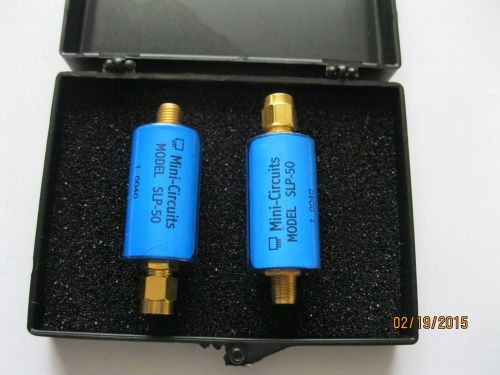 Qty. (2) Mini-Circuits Low Pass Filters, Models SLP-50