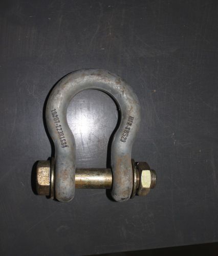 1&#034; shackle 12 1/2 tons military towing 12381884 mfr-8w529 for sale