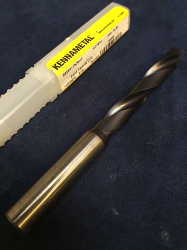 Kennametal carbide 10.5mm coolant fed drill b225a10500hp kc7315 for sale