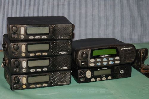 Lot of 6 Motorola Radios Radius M1225, PM400 &amp; CDM1550-LS . Woking.