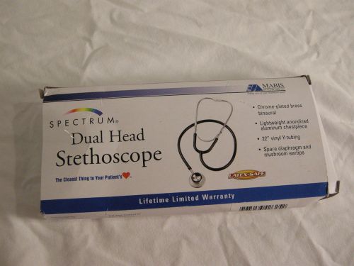 Spectrum Dual Head Stethoscope Adult - Adult, Boxed - Hunter Green - 10-426-250