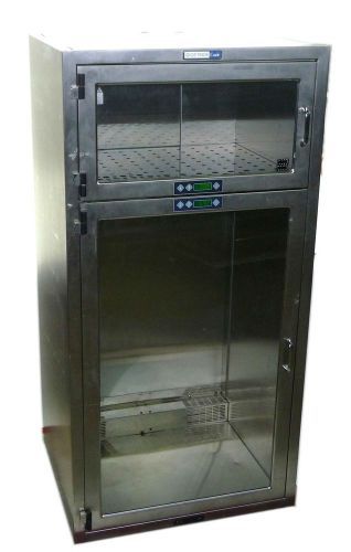 Getinge castle 5624 stainless steel lab 2-door warming cabinet 90f-160f parts for sale