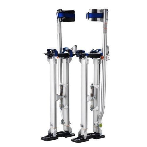 Pentagon Tools 1119 Drywall Stilts, 24&#034; to 40&#034; Height, Silver New