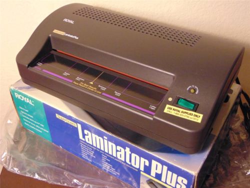 Royal SuperGuard Laminator Plus Document Business Card Legal Letter Laminator