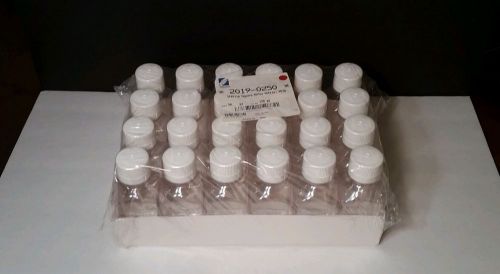 24pc pack Nalgene 250 ml Sterile Square Media Bottle PETG 2019-0250