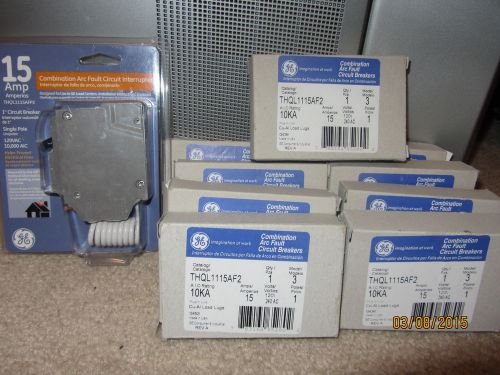 10- GE Combination Arc Fault Circuit Breakers  THQL1115AF2