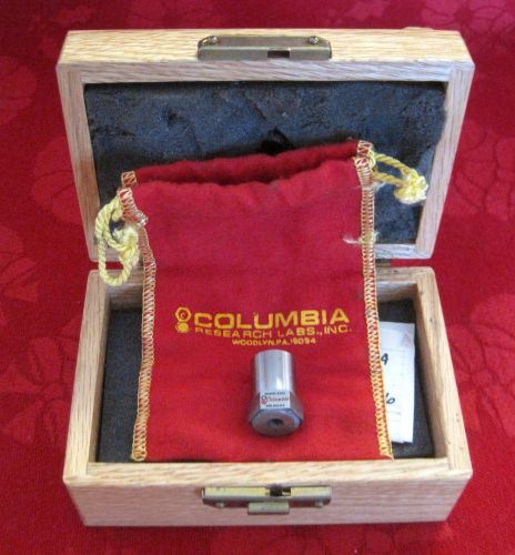 Columbia Brand Model 8410 Accelerometer in Wood Box