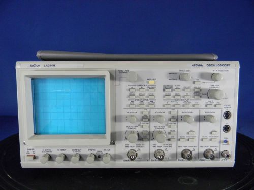 LeCroy LA314H 470 MHz, 4 Channel, Analog Oscilloscope 30 Day Warranty