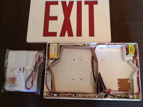 Uilitech Led Lighted Exit Sign Battery Back Up