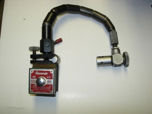 Srarrett no. 657 magnetic base with flexable arm for sale