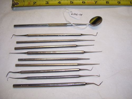 Dental Tools, Made by S.S. White, Premierlite, Star Dent, Clev Dent &amp; others