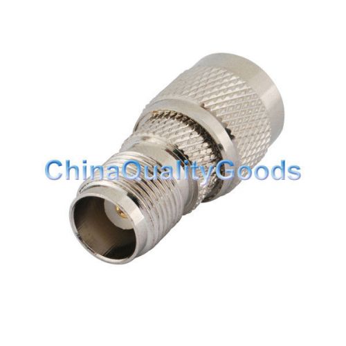 Tnc adapter tnc female to rp-tnc male (female pin) straight coax connector new for sale