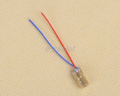 10pcs mini 650nm 6mm 5v 5mw laser dot diode module head wl red new for sale