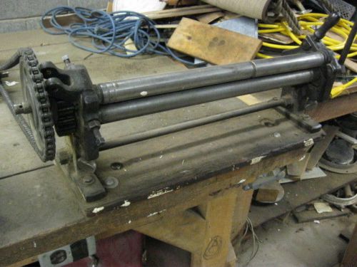 Vintage sheet metal slip rolls fabrication tool 21&#034;w  niagara? pexto? for sale