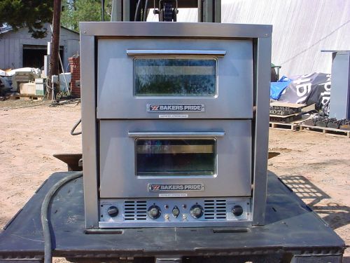 Bakers Pride P44S Electric 4 Deck Pizza / Pretzel Oven, 208/220-240 Volt, Used,