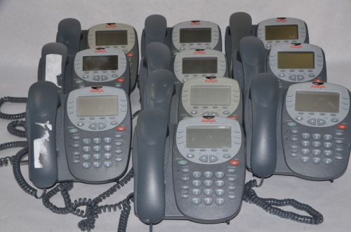 Lot of 10x Avaya 4610SW IP Business Phones AS IS, FOR PARTS, NOT WORKING