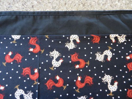 Country Roosters 3 Pocket/Waist/Waitress apron
