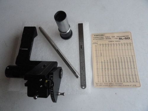 TOPCON PACHOMETER ATTACHMENT MODEL- 1 PACHYMETER OPTOMETRY