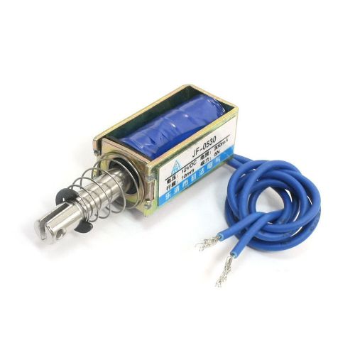 Dc 12v 300ma 5n/10mm pull type linear motion solenoid electromagnet jf-0530 for sale