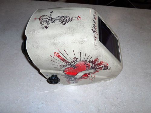 Jackson auto darkening welding helmet wf 60  true sight fire it up heart and dag for sale