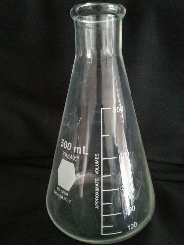 500ml kimax erlenmeyer flask for sale
