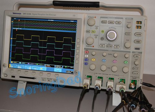 Tektronix DPO4104 &amp; Original P6139A Probes 1GHz 4 Channel DPO 4104 Oscilloscope!
