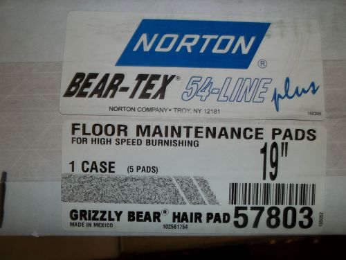 Norton Bear-Tex 54-Line plus Floor Maintenance Pads 19&#034; 57803