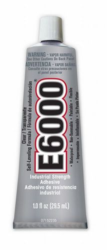 Eclectic 231012 24 Pk 1 oz. E-6000 Med VISC Industrial Strength Adhesive, Clear