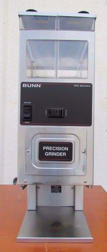 BUNN G9 2 HD PORTION CONTROL GRINDER WITH 2 HOPPERS