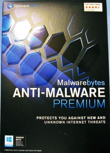 2015 Malwarebytes Anti-Malware Premium Security 3-PC **Lifetime** License