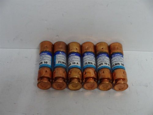 Lot of 6 littelfuse flnr10 flnr-10 fuse new no box for sale