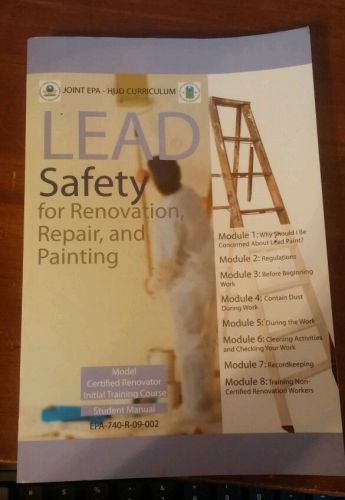 Lead safty for renovation repair and painting