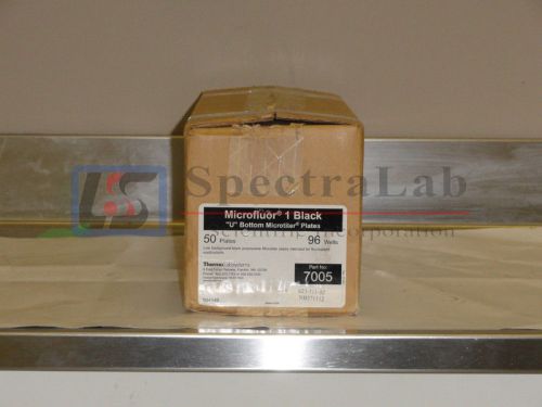 CASE OF 50 Thermo 96-Well Microfluor 1 Black &#034;U&#034; Bottom Microtiter Platel  7005