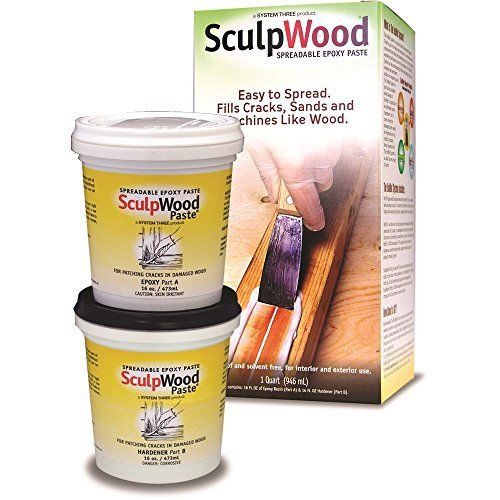 NEW System Three Resins 1 Quart SculpWood Epoxy Paste Kit FREE SHIPPING