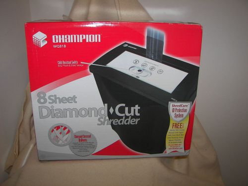 Champion Diamod Cut 8 Sheet Shredder
