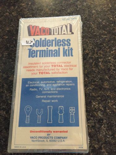 Vaco-Total Solderless Terminal Kit, No. 89976, NOS