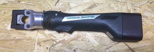 Greenlee Gator EK410 Cordless Cable Crimper, Case and battery