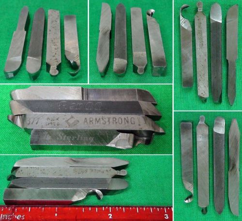 4 Cobalt HS Radius 1/4 Mini Lathe Bits Machinist Gunsmith Sherline Taig Tool Lot