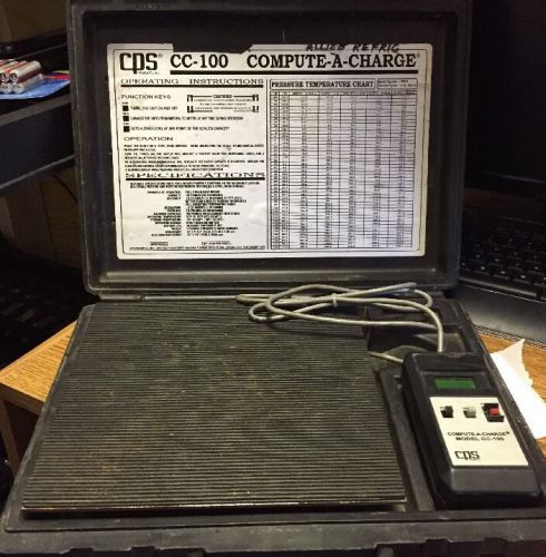 CPS CC100/CC100E Compute-A-Charge High Capacity Charging Scale Refigerant