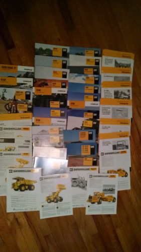 1960&#039;s to 2000&#039;s Caterpillar Literature dozers off road trucks scrapers loaders