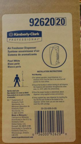 Kimberly-clark, continuous air freshener dispenser, 9262020, white for sale