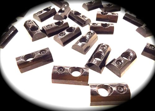 80/20 t nut # 3311 5/16-18 roll in style w/ set screw for extrusion (50 pieces) for sale