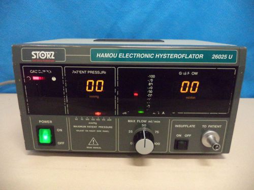 Storz Endoscopy Hamou Electronic Hysteroflator 26025 U Insufflator - GREAT!