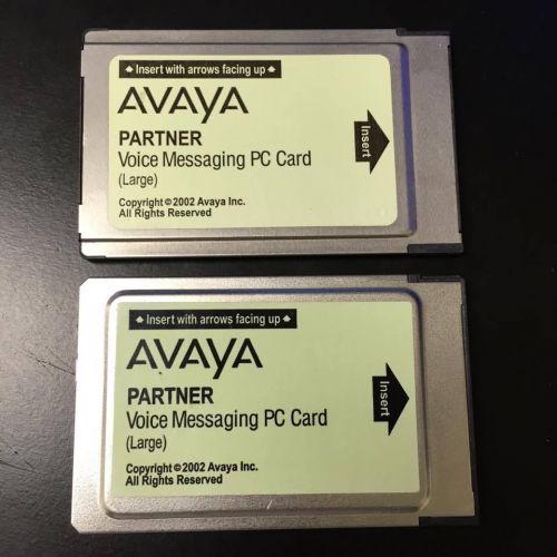 AVAYA PARTNER VOICE MESSAGING VOICEMAIL LARGE PC CARD