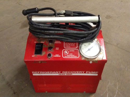 White K-Whit Tools 1640 RRP Refrigerant Recovery Pump Unit M85