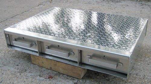 American Van AV3626 Heavy-Duty Aluminum Slide Drawer Storage Unit Tool Box