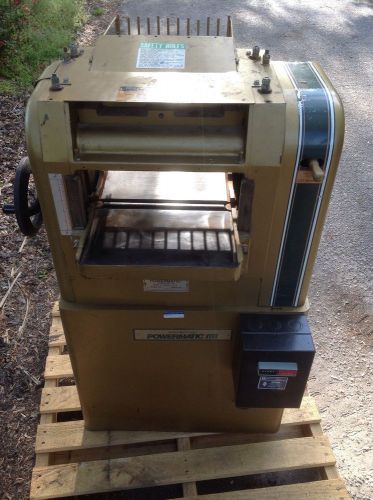 Powermatic 100 Planer 1Ph 3 Hp